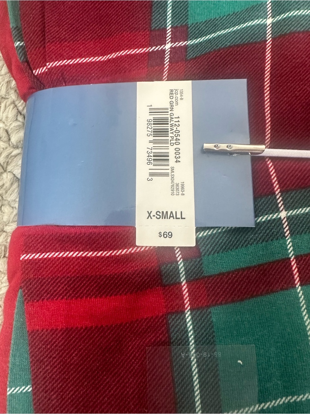 NWT Liz Claiborne Women’s Two-Piece Plaid Sleep Set - Picture 7 of 7